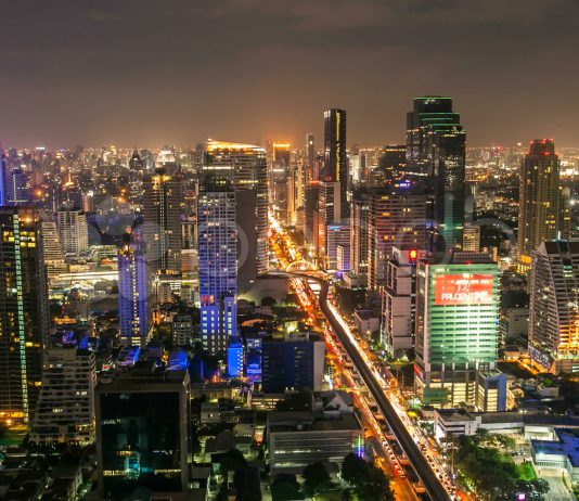 Bangkok in night